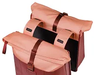 Torba miejska Basil Vive - Double Pannier Bag - 28-35L - burgundy/pink - 2