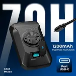 Licznik rowerowy Rockbros M1Pro Bluetooth GPS IPX6 - 10