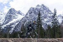 Spodnie rowerowe Rogelli HERO II z żelową wkładką, czarno-żółte odblaskowe - 8