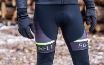 Spodnie rowerowe Rogelli HERO II z żelową wkładką, czarno-żółte odblaskowe - 9