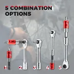 Narzędziownik wielofunkcyjny z grzechotką Rockbros 430038001 - 10w1 - 7