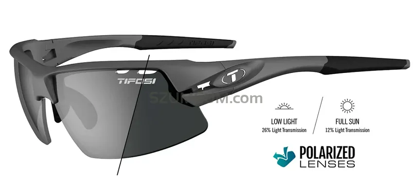 Okulary TIFOSI CRIT POLARIZED FOTOTEC - matte gunmetal