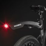 Komplet błotników Rockbros DNB8001BK z czerwoną lampką LED - 2