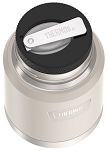 Termos na jedzenie z składaną łyżką i kubkiem Thermos ICON 470 ml - sandstone - 4