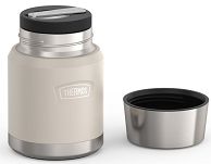 Termos na jedzenie z składaną łyżką i kubkiem Thermos ICON 470 ml - sandstone - 5
