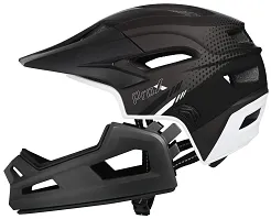 Kask z odpinaną szczęką Prox CAGE II – titanium/czarny (55-62cm)