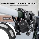 Zapięcie łańcuchowe Rockbros 85922 o konstrukcji kajdanek, na klucz, czarne - 3