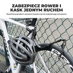 Zapięcie łańcuchowe Rockbros 85922 o konstrukcji kajdanek, na klucz, czarne - 4