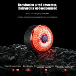 Torebka podsiodłowa z tylnym światłem Rockbros AS-141 - 3