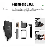 Torebka podsiodłowa z tylnym światłem Rockbros AS-141 - 6