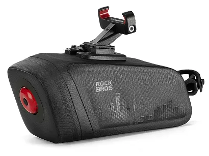 Torebka podsiodłowa z tylnym światłem Rockbros AS-141