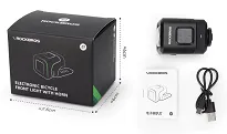 Rockbros dzwonek rowerowy z lampką 2w1 - 18