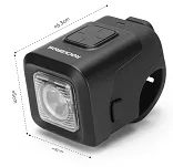 Rockbros dzwonek rowerowy z lampką 2w1 - 17