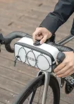 Torba rowerowa na kierownicę Rockbros Road to Sky TL001, 1,9 L, wodoodporna, biała - 12