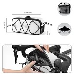 Torba rowerowa na kierownicę Rockbros Road to Sky TL001, 1,9 L, wodoodporna, biała - 13