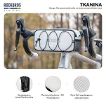 Torba rowerowa na kierownicę Rockbros Road to Sky TL001, 1,9 L, wodoodporna, biała - 5