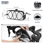 Torba rowerowa na kierownicę Rockbros Road to Sky TL001, 1,9 L, wodoodporna, biała - 6
