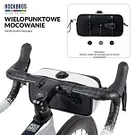 Torba rowerowa na kierownicę Rockbros Road to Sky TL001, 1,9 L, wodoodporna, biała - 8