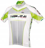      Koszulka rowerowa męska Nalini Taormina 2 - biało zielona- Rozmiar M i 2XL