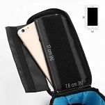 Torebka na telefon 6,5 cala na ramę roweru - Wozinsky  WBB2BK - 6