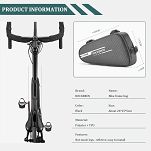 Trójkąt pod ramę roweru - Rockbros B75 czarno-niebieski - 6