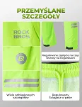 Uniwersalne przciwdeszczowe spodnie Rockbros YPK052 - fluorescencyjne - 3