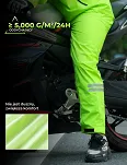 Uniwersalne przciwdeszczowe spodnie Rockbros YPK052 - fluorescencyjne - 5