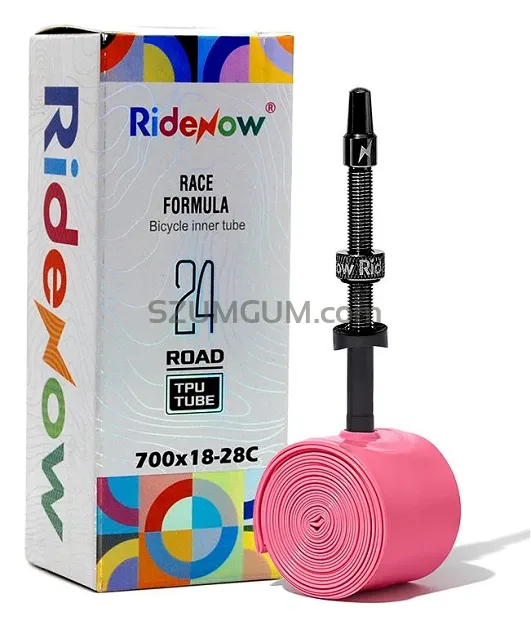 Dętka RideNow TPU ALU 700x18-28 SV (Presta) – Wentyle 45/65/85 mm – Super Light, 24 g