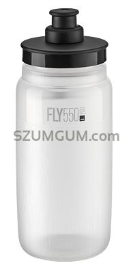 Bidon Elite FLY TEX 550ml - clear/black