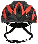 Uniwersalny kask rowerowy Prox Volt - czarno/czerwony neon - 3