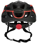 Uniwersalny kask rowerowy Prox Volt - czarno/czerwony neon - 4