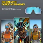 Okulary fotochromowe Rockbros SP351 - purple  (3 szyby w komplecie) - 5