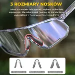 Okulary fotochromowe Rockbros SP351 - purple  (3 szyby w komplecie) - 6