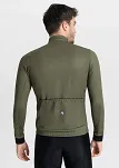 Bluza rowerowa Rogellii CORE z oddychającymi bokami, zielona khaki - 4