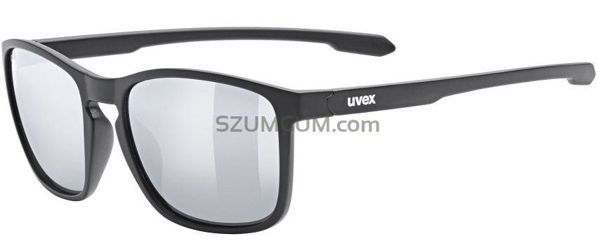 Okulary UVEX LGL 52 - black matt / mirror silver