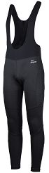 Softshellowe spodnie rowerowe Rogelli FONDO z wkładką żelową, czarne rozm, S i M