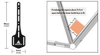 Opaska na dętkę Granite Portaledge XE Strap Mount pomarańczowa - 6