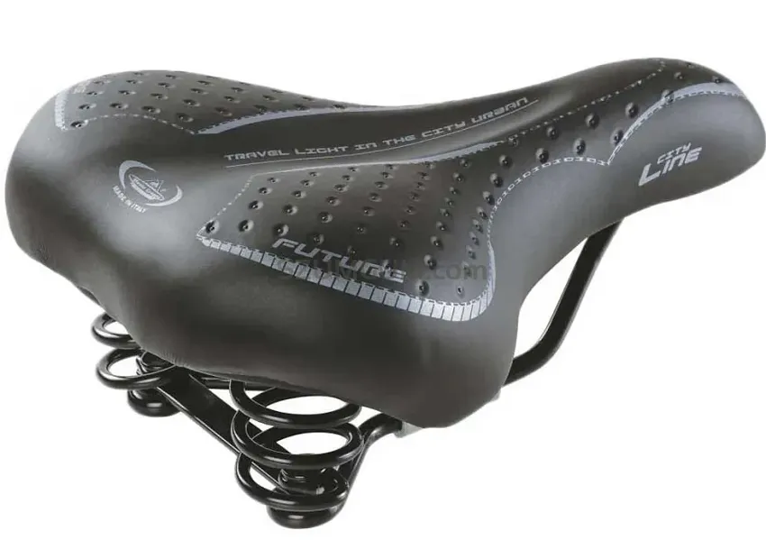 Siodło  Monte Grappa City Line Future Lady damskie - spręzyna czarne