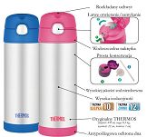 Termos dziecięcy ze słomką Thermos FUNtainer 355ml - różowy - 3