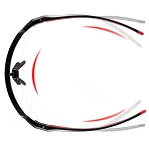 Okulary rowerowe Rockbros 10173 fotochromowe UV400 - czarno-czerwone - 2
