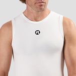 Funkcjonalne podkoszulki termiczne bez rekawów - Rogelli CORE II / 2 sztuki / białe / unisex - 7