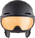 Kask zimowy, narciarski i snowboardowy Alpina ALTO Q-LITE - Black matt (gold mirror) - 2
