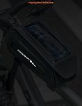 Torebka na telefon na ramę roweru - Rockbros KL001 black | 1,7L - 15