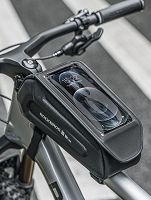 Torebka na telefon na ramę roweru - Rockbros KL001 black | 1,7L