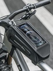Torebka na telefon na ramę roweru - Rockbros KL001 black | 1,7L