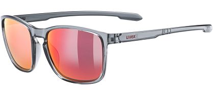 Okulary UVEX LGL 52 - smoke / mirror red