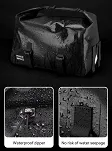100% wodoodporna torba na bagażnik Rockbros 16L - AS-155 green - 12