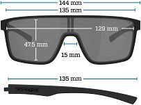 Okulary TIFOSI SANCTUM - purple punch (1 szkło Smoke Purple Mirror AR 11% ) - 7