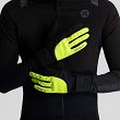 Zimowe rękawiczki na rower Rogelli CORE II czarny-fluor - 2