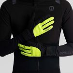 Zimowe rękawiczki na rower Rogelli CORE II czarny-fluor - 2